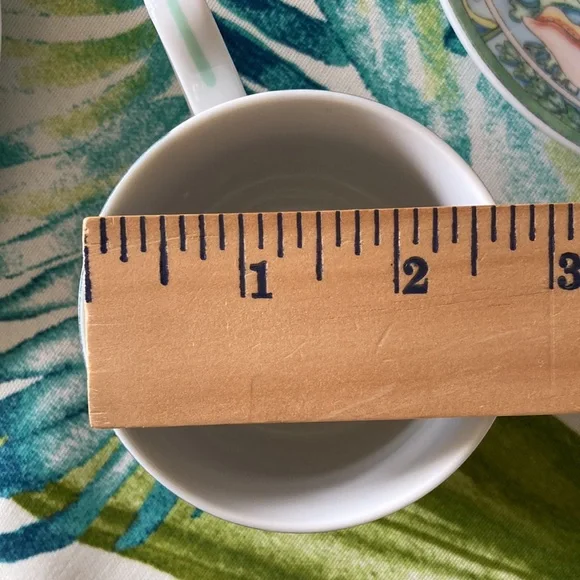 Siddhia Hutchinson Sea Garden Andrea by Sadek Japan (4) Cups Saucers Demitasse - Picture 16 of 16